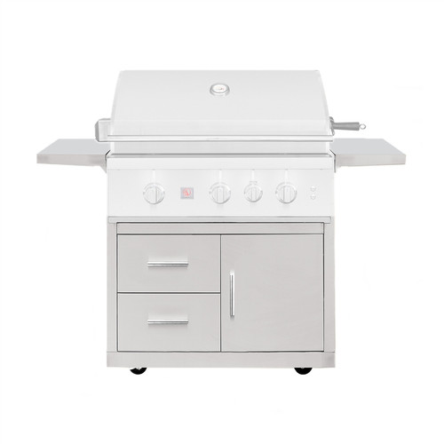 Summerset Deluxe Cart for 32" Sizzler Series Grills (Fits SIZ32, SIZPRO32, SZR32 and SZRPRO32)