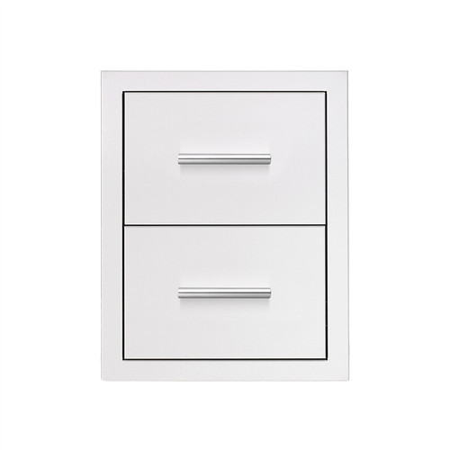 Summerset 17" Double Drawer Masonry Frame Return