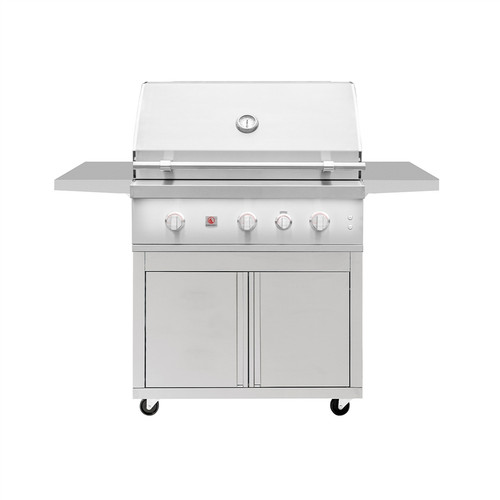 Summerset 36" Quest Gas Grill on Deluxe Cart with Rotisserie Kit & Cover