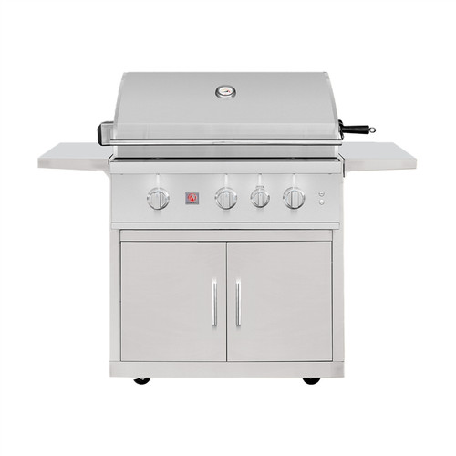 Summerset 32" TRL Pro Gas Grill on Standard Cart with Rotisserie Kit