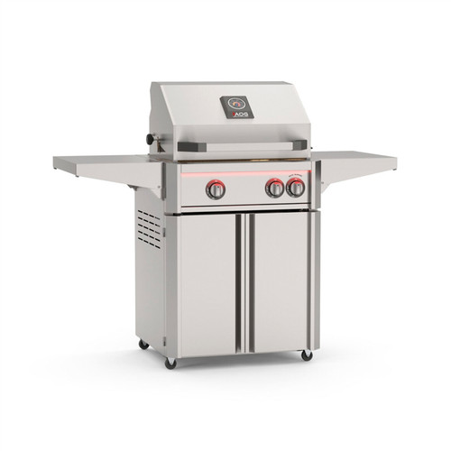 AOG 24-in "L" Series Cart Model Gas Grill with Backburner and Rotisserie Kit, 2026 Model