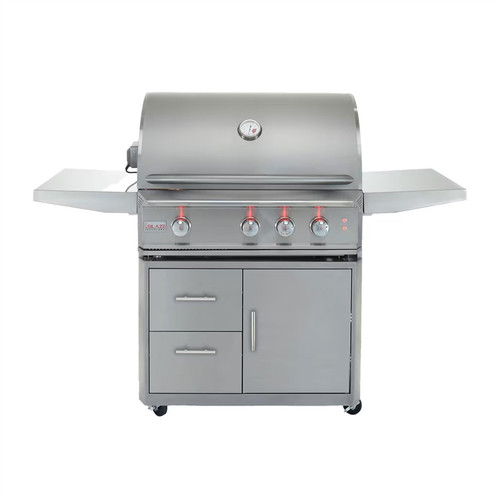 Blaze Professional LUX 34" 3-Burner Freestanding Gas Grill with Rear Infrared Burner