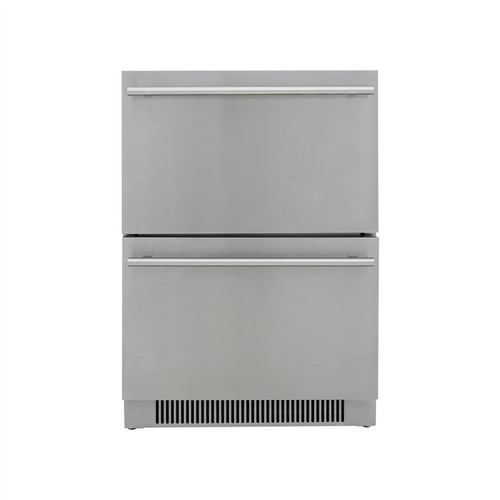 Blaze 24" Outdoor Refrigerator with Double Drawer