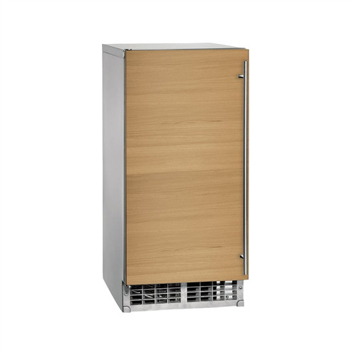 Perlick 15" Indoor/Outdoor ADA Accessible Clear Ice Maker with Pump, Panel-Ready Door, Reversible Hinge