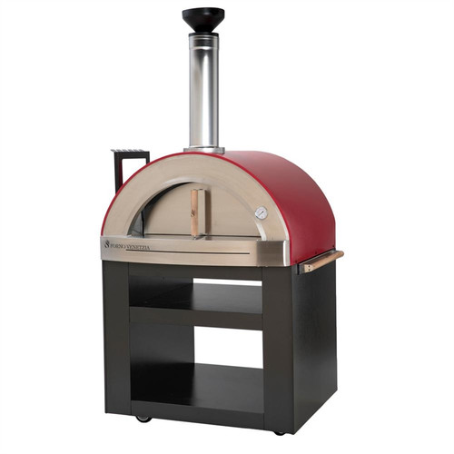 Forno Venetzia Torino 300 Wood Fired Oven - Red
