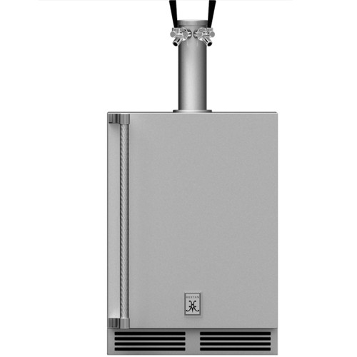 Hestan 24-in Outdoor Double Faucet Beer Dispenser