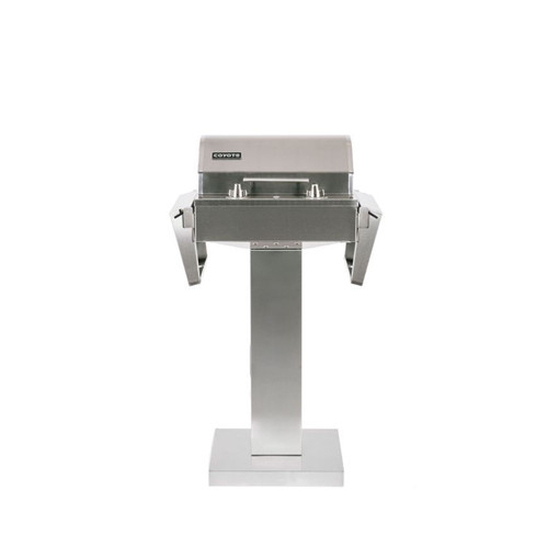 Coyote Single Burner 120V Electric Grill on Pedestal Stand