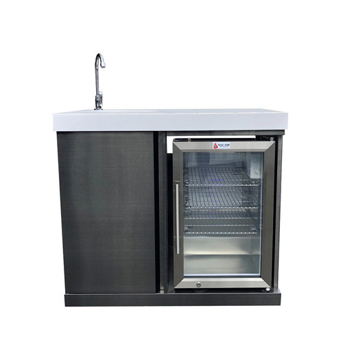 Mont Alpi Beverage Center - Black Stainless Steel