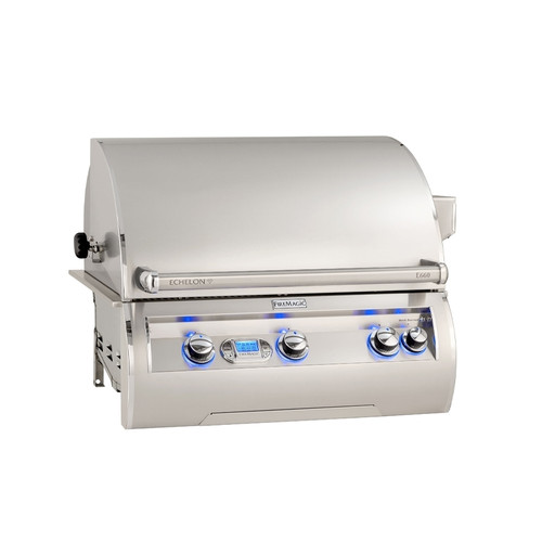 Fire Magic Echelon Diamond E660I-8L1N Natural Gas Built-in Grill, Digital Thermometer, Left Infrared Burner, 2022/2023 Model