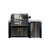 BBQ Authority 71" Outdoor Island with Refrigerator and FireMagic Echelon E790I