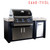 BBQ Authority 71" Outdoor Island with Refrigerator and FireMagic Echelon E790I