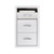Summerset 17" Vertical 2-Drawer and Paper Towel Holder Combo