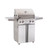 AOG 24-in "T" Series Stand Alone Propane Gas Grill  with Backburner, Rotisserie Kit and Side Burner