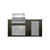 Artisan 6ft Outdoor Kitchen Island w/ Trash Center & 32" Professional Grill (ARTP-32), by Haven Outdoor