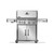 Napoleon Rogue PRO 525 Gas Grill with Infrared Side Burner, Stainless Steel, New 2025