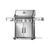Napoleon Rogue PRO 525 Gas Grill with Infrared Side Burner, Stainless Steel, New 2025
