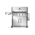 Napoleon Rogue PRO 625 Gas Grill with Infrared Side Burner, Stainless Steel, New 2025