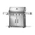 Napoleon Rogue PRO 625 Gas Grill with Infrared Side Burner, Stainless Steel, New 2025
