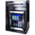 Mont Alpi MA-957FC Black Stainless Steel Compact Island with Refrigerator - 70"