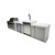 Mont Alpi 400 Deluxe Island with Kegerator and Beverage Center - 168"