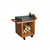 OFYR Mise En Place Table Corten 65 PRO Ceramic Dark Grey Mobile Prep Station