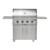 Coyote 36" CL-Series 4 Burner Gas Grill on Cart, Infinity Burners