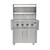 Coyote 36" CL-Series 4 Burner Gas Grill on Cart, Infinity Burners