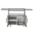 Coyote 36" SL-Series 5 Burner Gas Grill on Cart, Infinity Burners, Infrared Rotisserie Burner