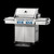 Napoleon Prestige PRO 500 Stand Alone Gas Grill with Rear and Side Infrared Burners in Stainless Steel