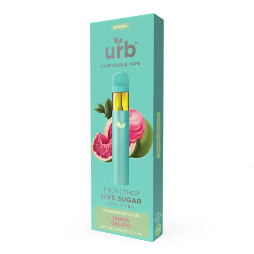 Urb THCA live sugar disposable vape