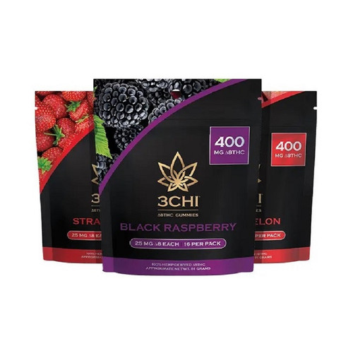 3CHI Delta 8 THC Gummies 25 mg 16 packs