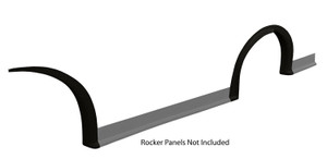 Fivestar Md3 Wheel Flares Dirt Black Left