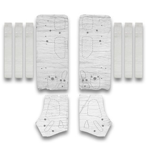 Flatline Barriers 69-70 Ford Mustang Coupe Door Insulation Kit