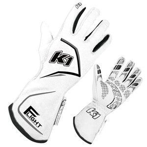 K1 Racegear Gloves Flight Xx-Large White