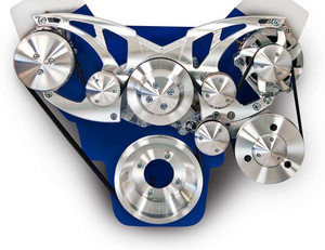 March Performance Ford 351C Style Track Pulley Set Alt A/C W/P/S March Performance Ford 351C Style Track Pulley Set Alt A/C W/P/S