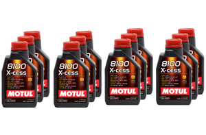 Motul Usa 8100 X-Cess 5W40 Oil Case 12 X 1 Liter
