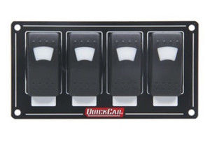 Quickcar Racing Products Accessory Panel 4 Switch Rocker Lighted Quickcar Racing Products Accessory Panel 4 Switch Rocker Lighted