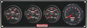 Quickcar Racing Products Redline 3-1 Gauge Panel Op/Wt/Ot W/Recall Tach