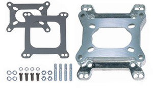 Racing Power Co-Packaged 2 Barrel Carb To 4 Barre L Manifold Adapter Racing Power Co-Packaged 2 Barrel Carb To 4 Barre L Manifold Adapter