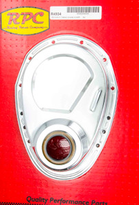Racing Power Co-Packaged Sbc Steel Timing Chain Cover Chrome Racing Power Co-Packaged Sbc Steel Timing Chain Cover Chrome