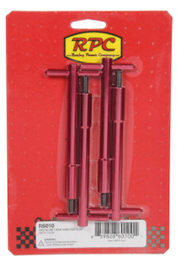 Racing Power Co-Packaged Red Aluminum T-Bar Wing Nut 4-3/4In  With 1/4-20 Racing Power Co-Packaged Red Aluminum T-Bar Wing Nut 4-3/4In  With 1/4-20