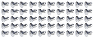 Ti22 Performance Oval Head Dzus Buttons .550 Long 50 Pack