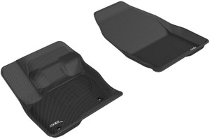 3D Maxpider Ford Edge 15-   Kagu Floor Liner 1St Row Blk