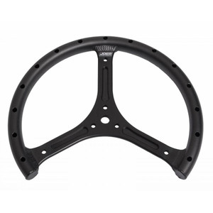 Joes Racing Products 11In Steering Wheel Qm Aluminum Black