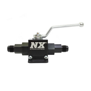 Nitrous Express Remote Nitrous Shutoff Valve 6An Inlet/Outlet