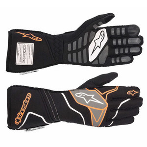 Alpinestars Usa Gloves Tech 1-Zx Black / Orange 2X-Large