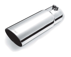 Gibson Exhaust Stainless Single Wall An Gle Exhaust Tip