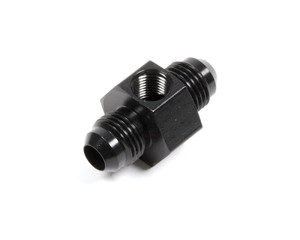 Aeroquip #6 Fuel Pressure Adapter Black