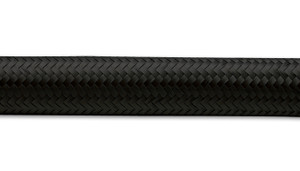 Vibrant Performance 50Ft Roll Of Black Nylon Braided Flex Hose -10An Vibrant Performance 50Ft Roll Of Black Nylon Braided Flex Hose -10An
