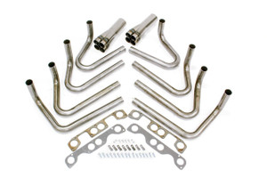 Hedman Sbc Weld-Up Header Kit 2In Brodix Spread Port